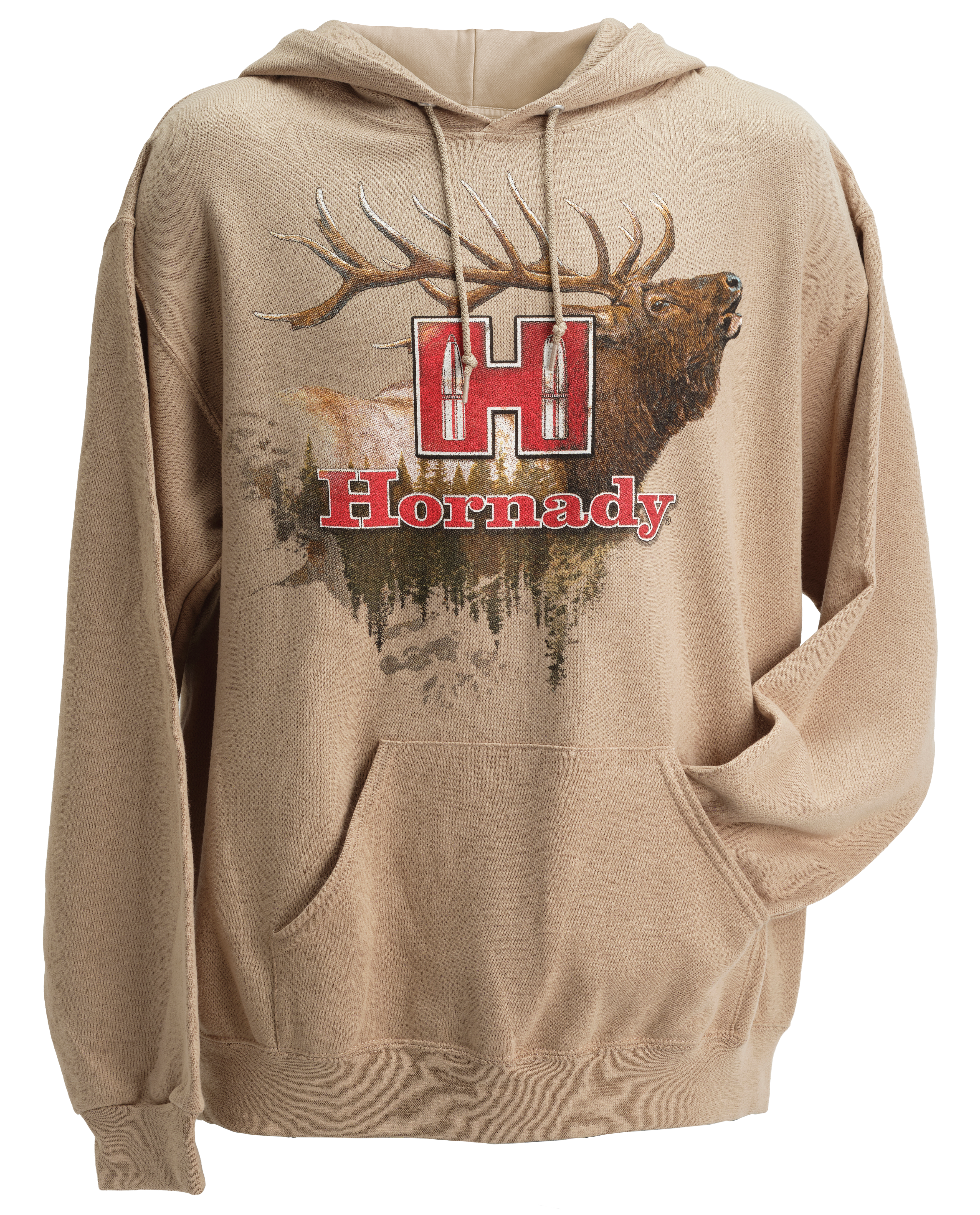 Hornady 99612M Elk  Medium Tan/Khaki Hoodie