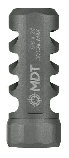 MDT Muzzle Brake Hunt Magnum 338 Cal 5/8-24 Titanium Ti-6Al-4V Recoil Reduction