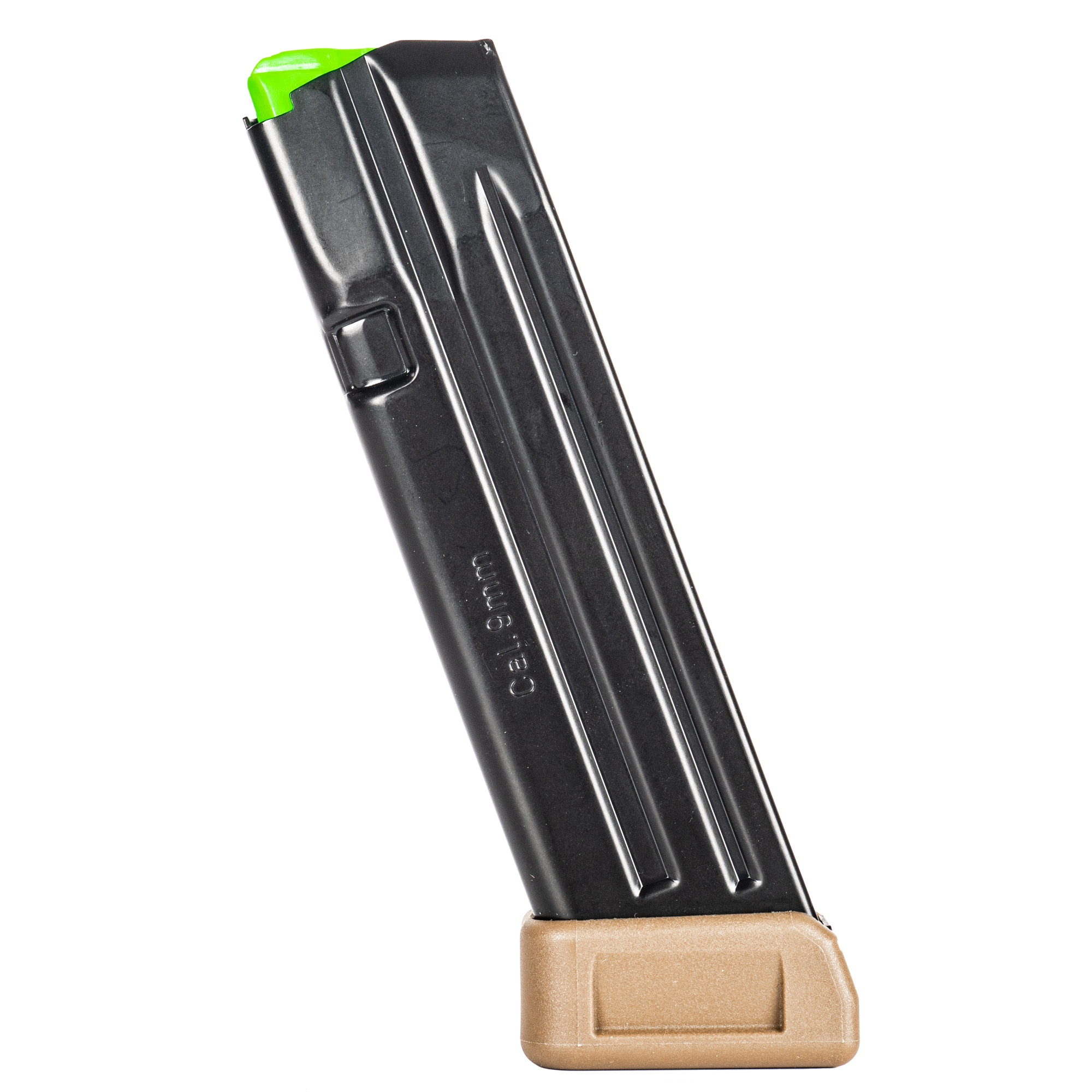 Mec-Gar 9mm Flat Dark Earth Fits Glock 17 Magazine
