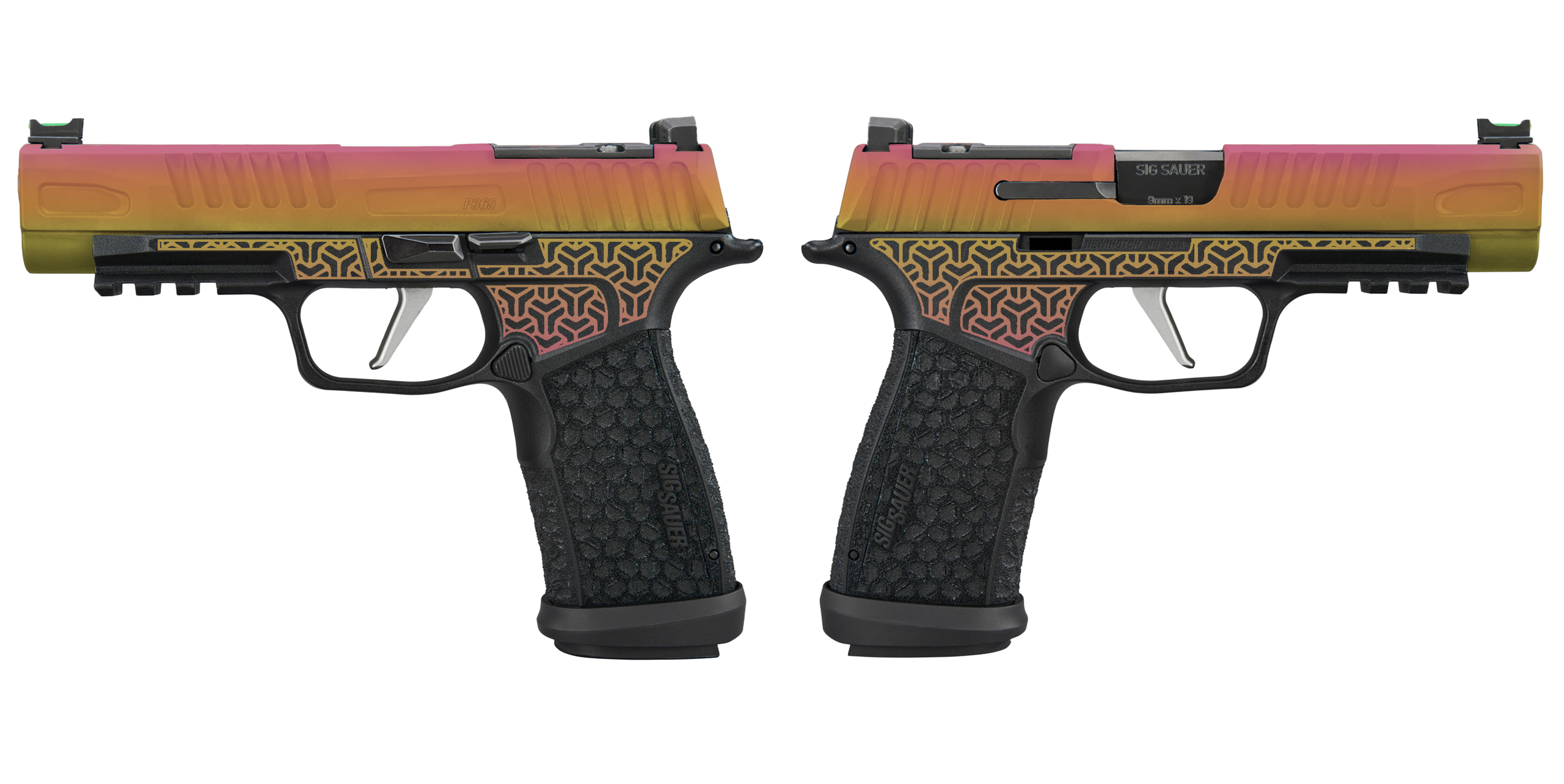 Sig Sauer P365 Fuse Tequila Lite 9mm 4.3in 17 and 21rd Orion Exclusive