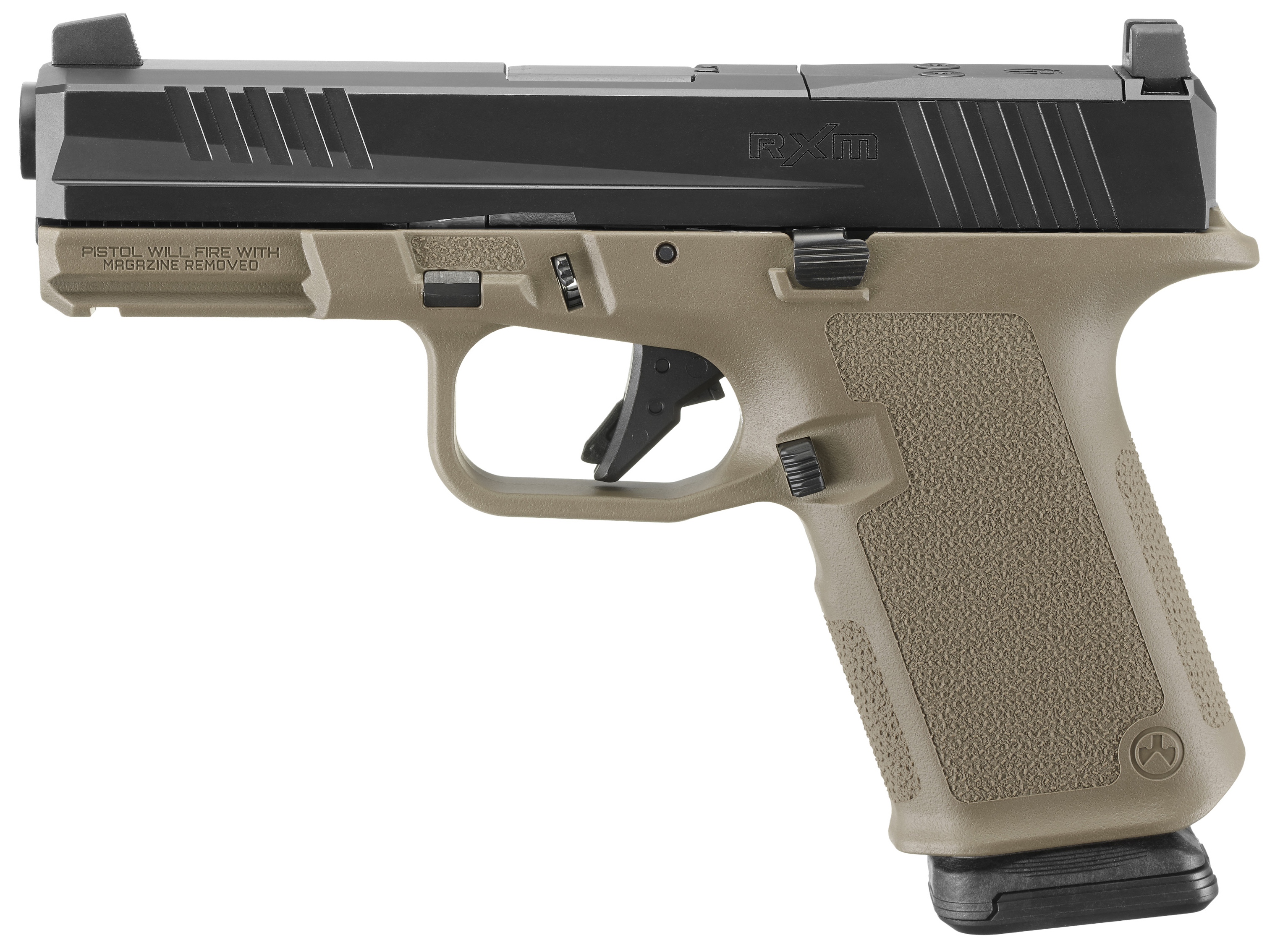 Ruger RXM 9mm 4" 15rd FDE Optic Ready Pistol