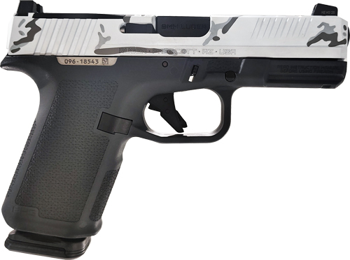 Ruger RXM 9mm 4" 15rd Gray Frame Camo Slide Optic Ready Pistol