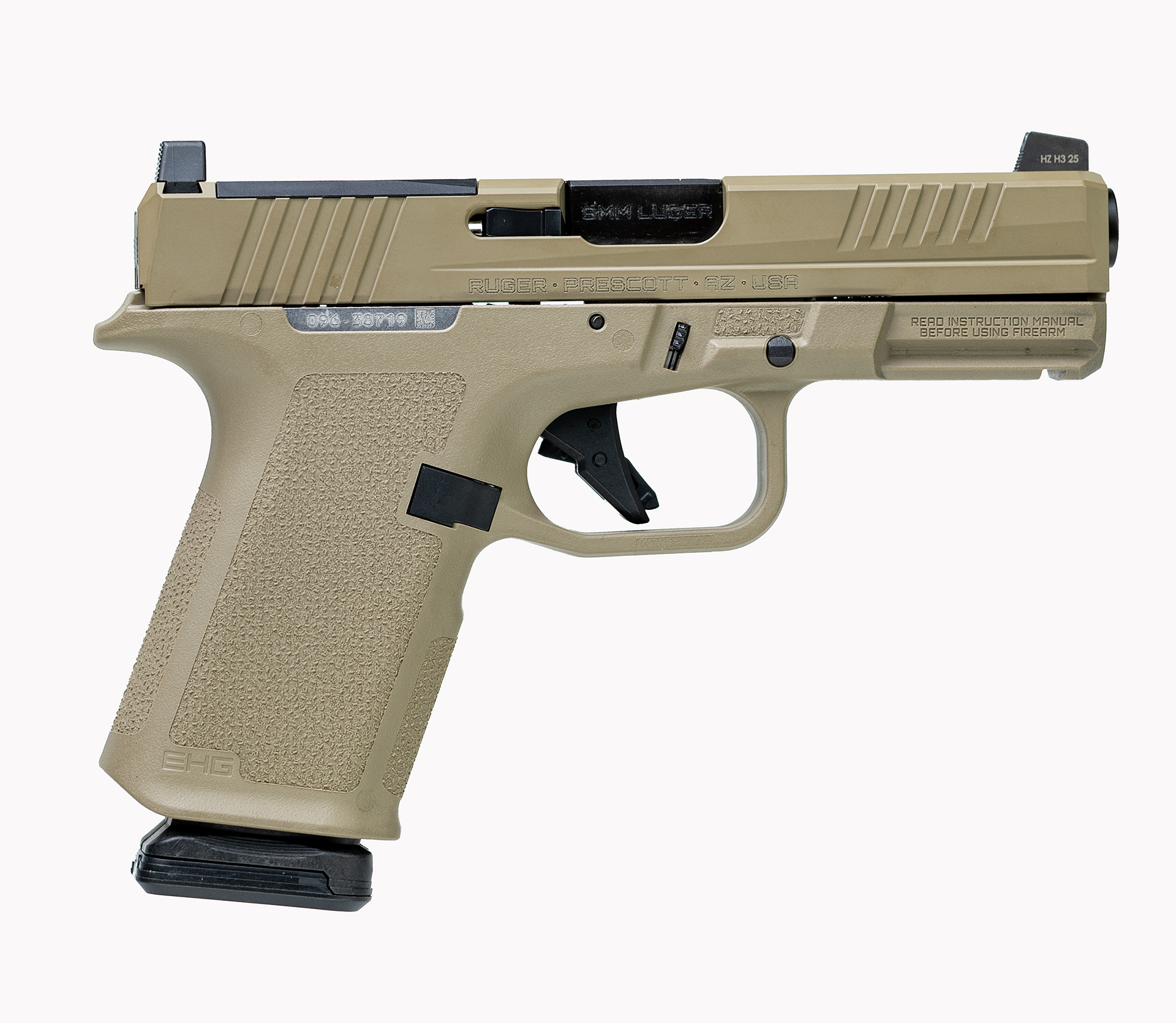Ruger, Rxm, 9mm Luger, 4 Inch Barrel, 15+1, Flat Dark Earth Cerakote