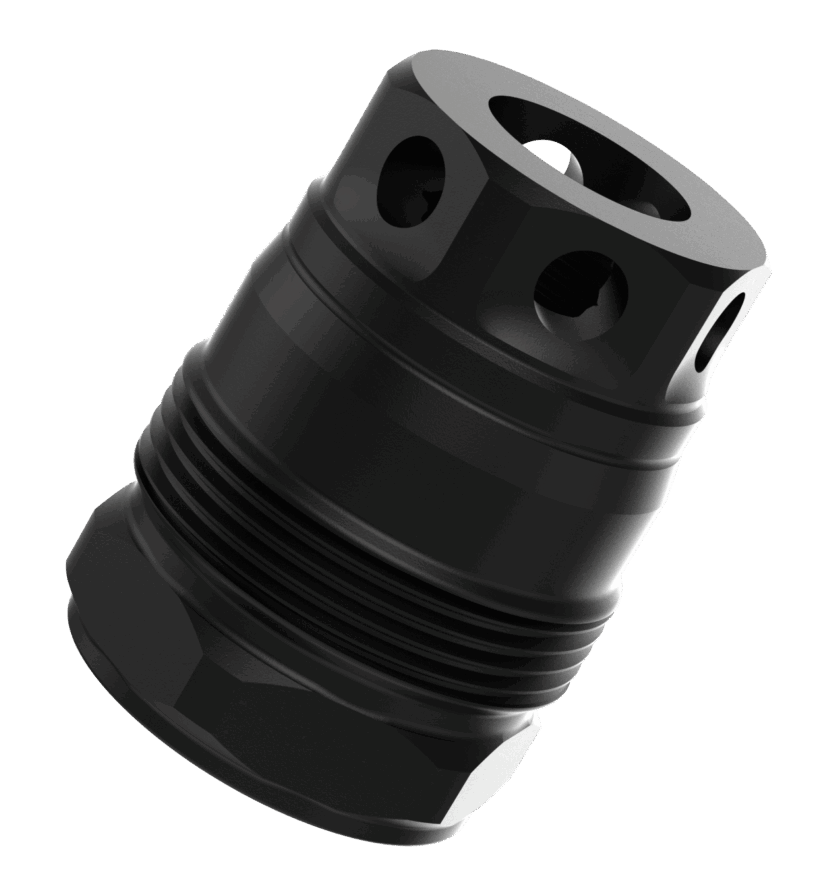 Liberty Precision Machine LPM-2011 Baby Bell Muzzle Brake Recoil Control Handgun