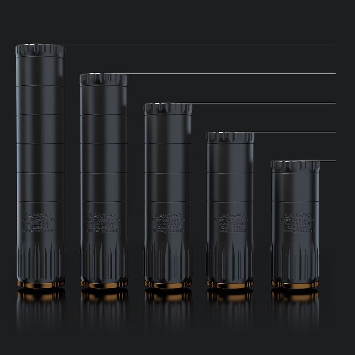 Lantac Suppressor M-spec 22s 22lr Inc 1/2x28 Dt