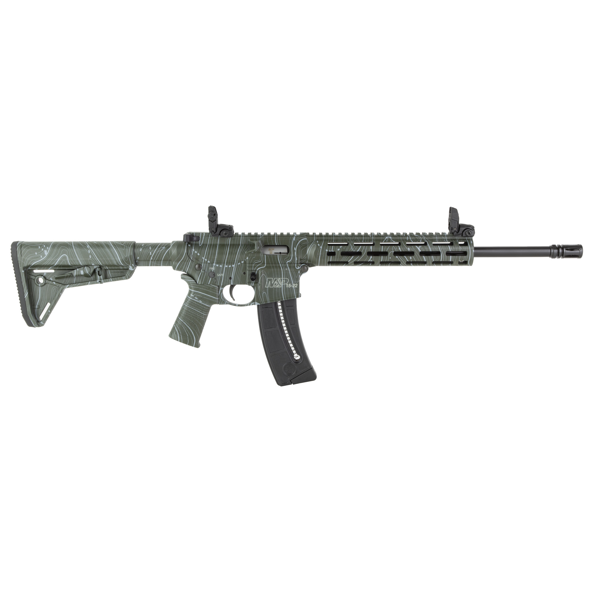 S&W M&P15-22 Sport .22 LR 16.5" 25rd OD Green Topo Rifle