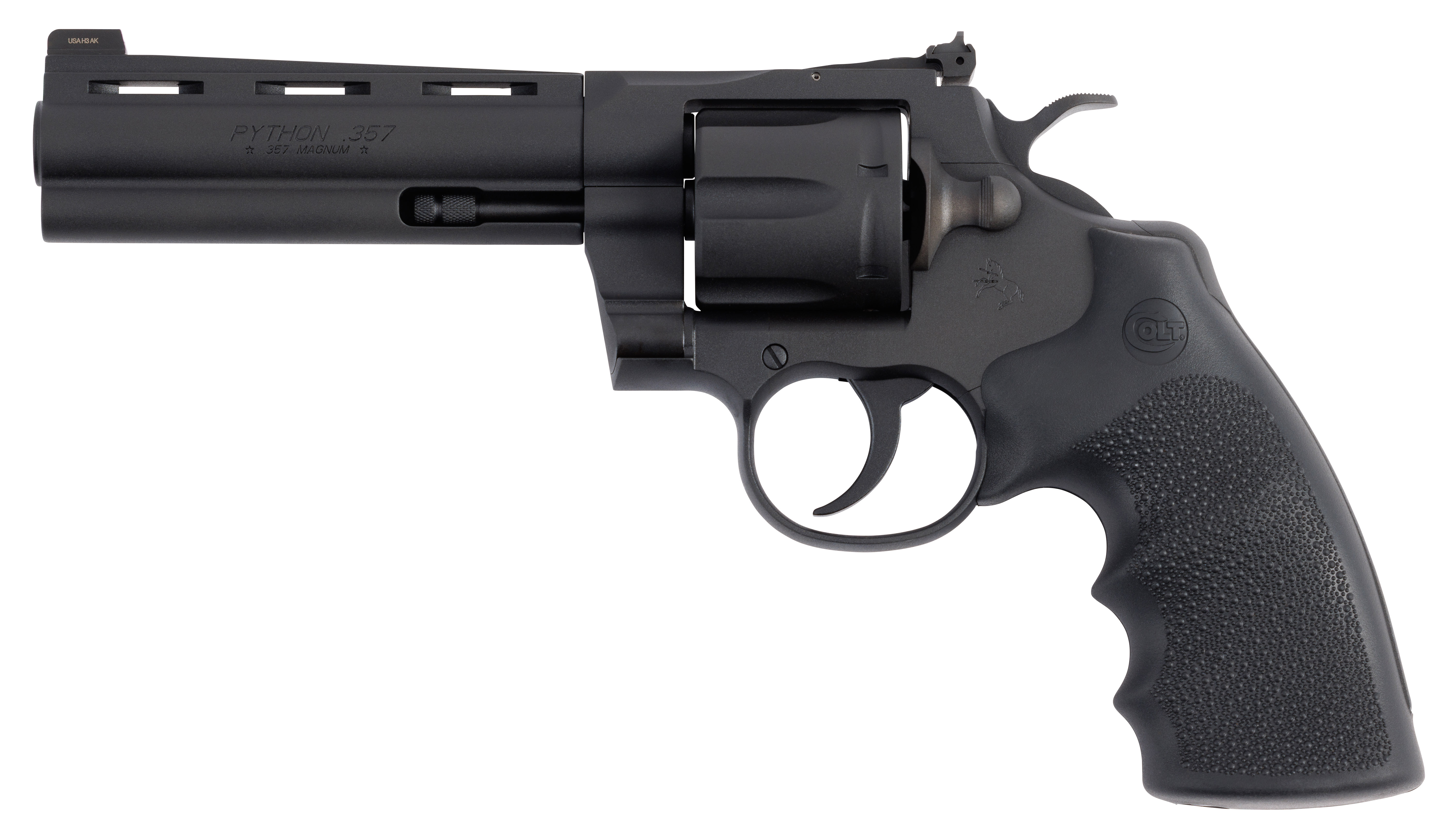 Colt, Python Shooters Model, .357 Magnum, 5 inch, 6 Round, Matte Blued