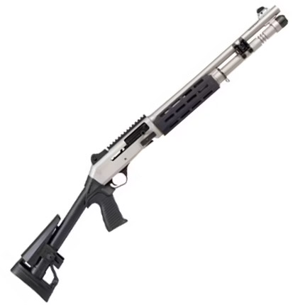 PANZER ARMS M4 SPEED PRO 12G 18.5" PORTED BBL, MARINE/NICKEL, MLOK HG, 5RD