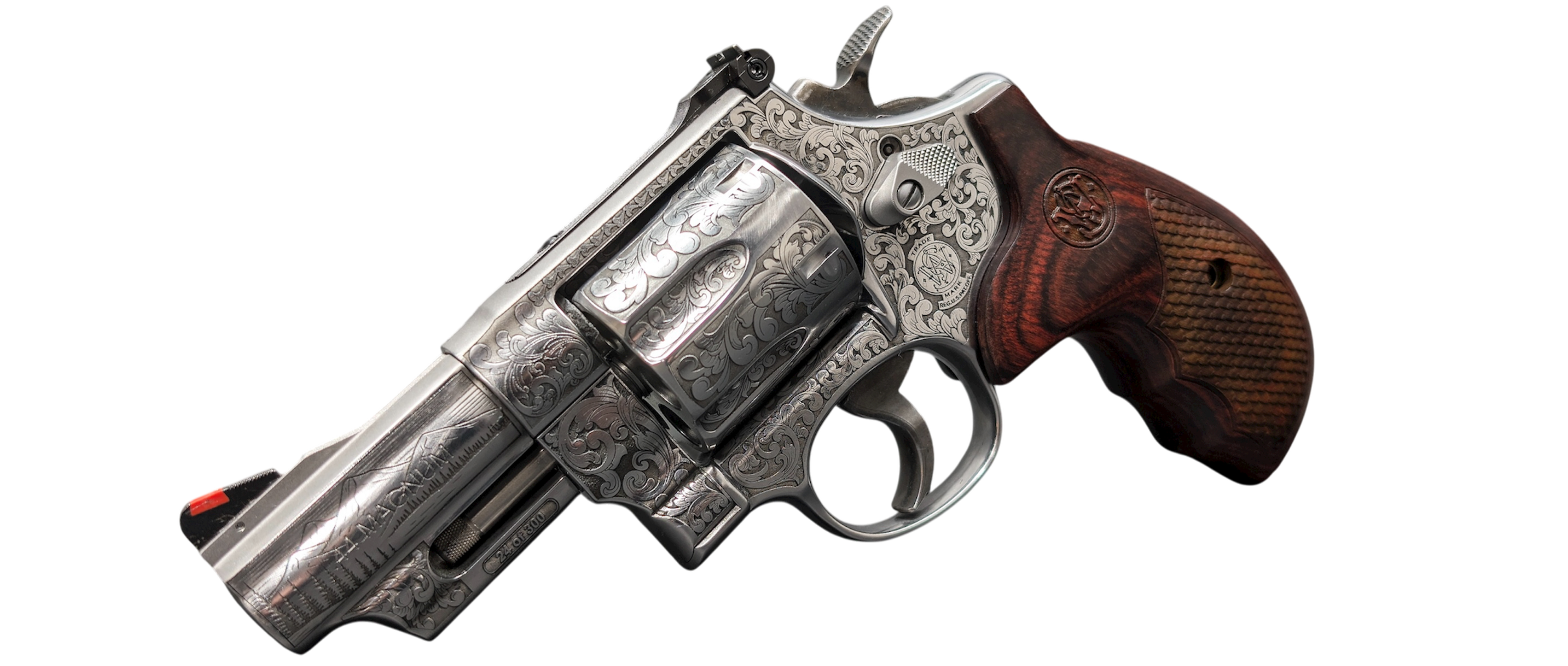 Smith and Wesson 629 Alaskan Grizzly .44 Magnum 3 inch 6 Round Stainless Engraved