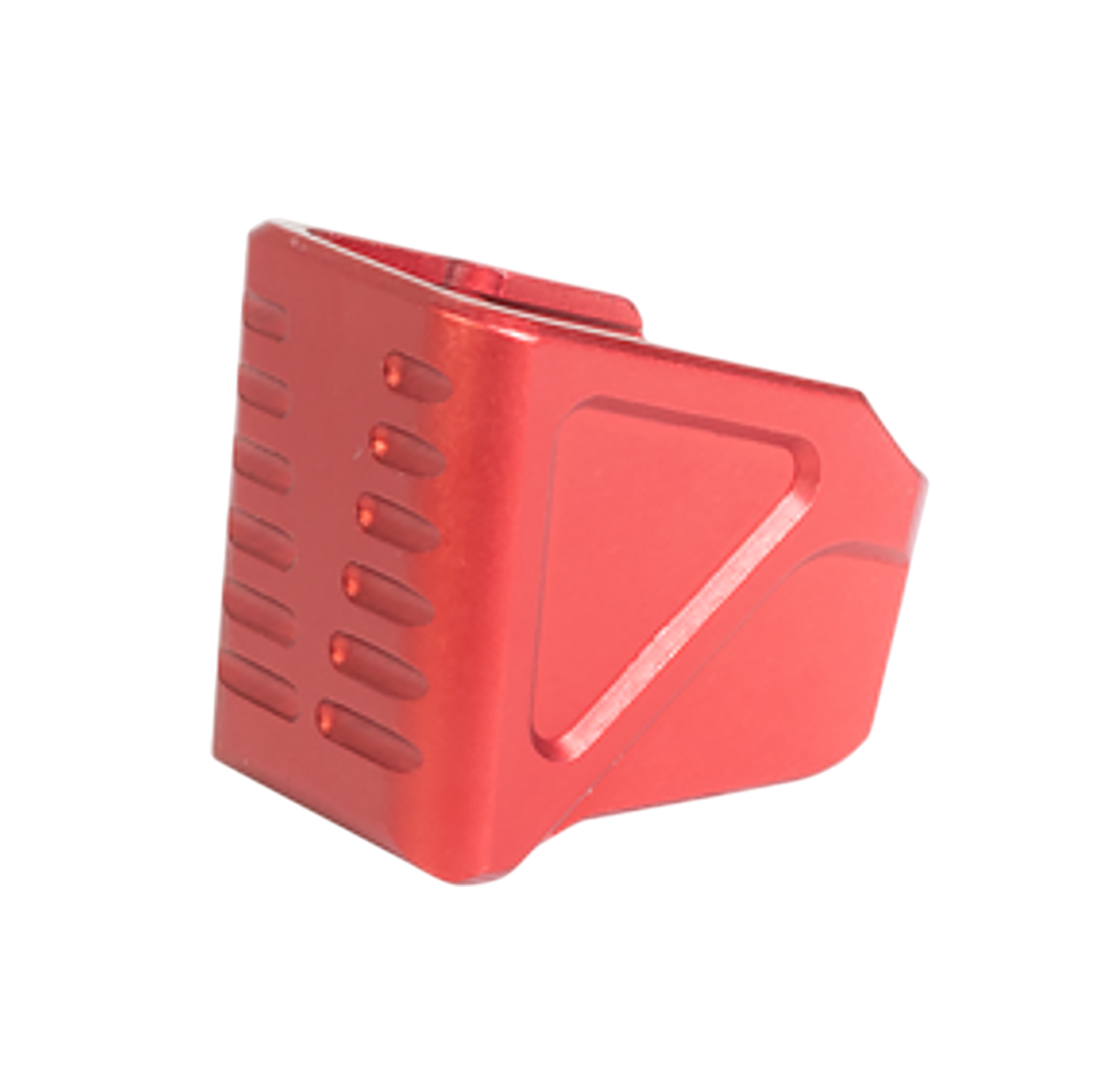 Timber Creek Outdoors GLMEPR Glock 17/19 Magazine Extension Plate Red Aluminum