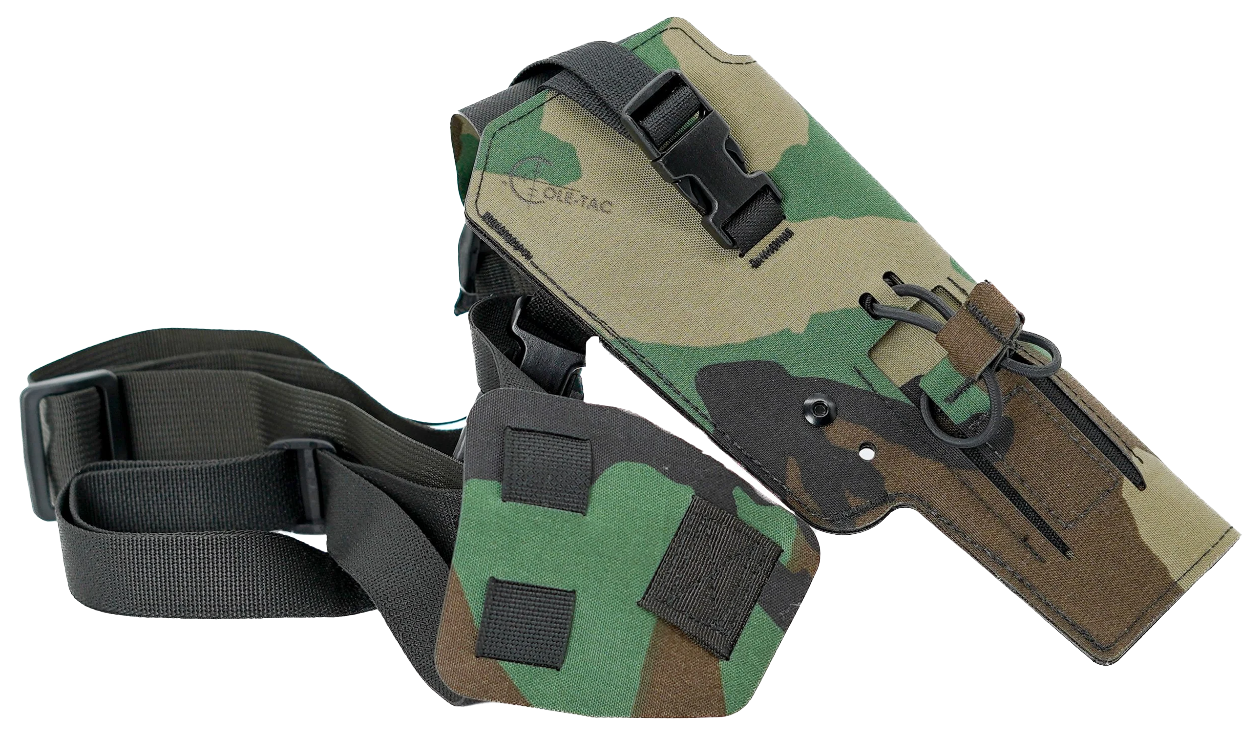Cole-tac VW216 Varmint Wrangler Pistol Holder M81 Woodland Left Hand