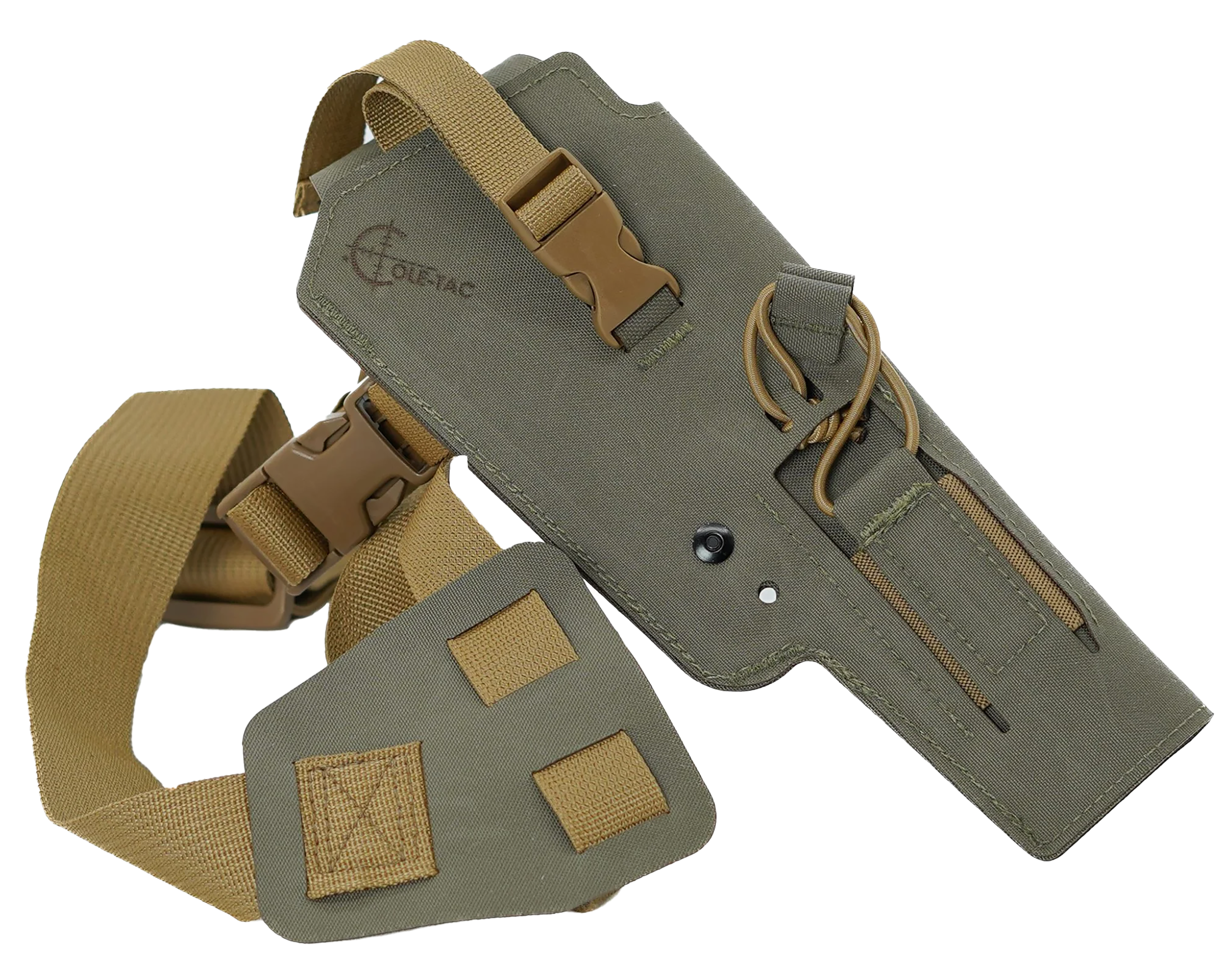 Cole-tac VW114 Varmint Wrangler Pistol Holder Ranger Green Right Hand