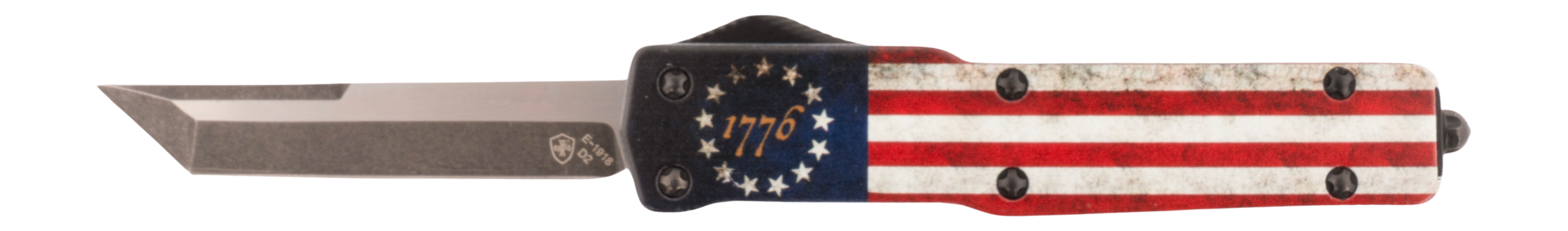 TEMP MZBRF121  SLIM ZINC BETSY ROSS FLAG DAGGER