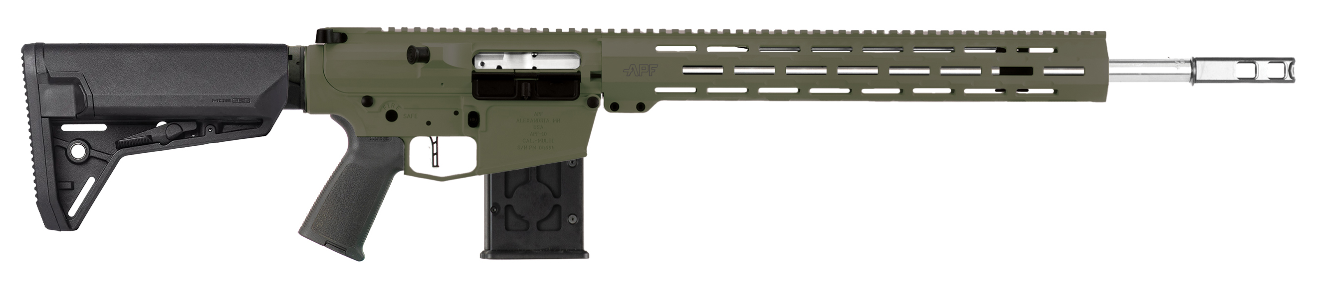 Apf Dmr 2.0 22-250 Odg 18 Mlok Magpul Sl-s
