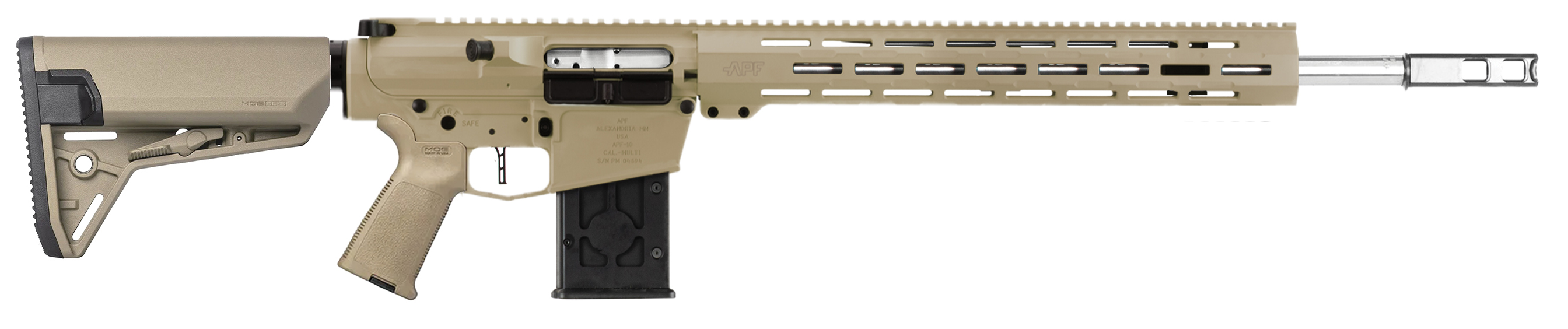 Apf Dmr 2.0 22-250 Fde 18 Mlok Magpul Sl-s