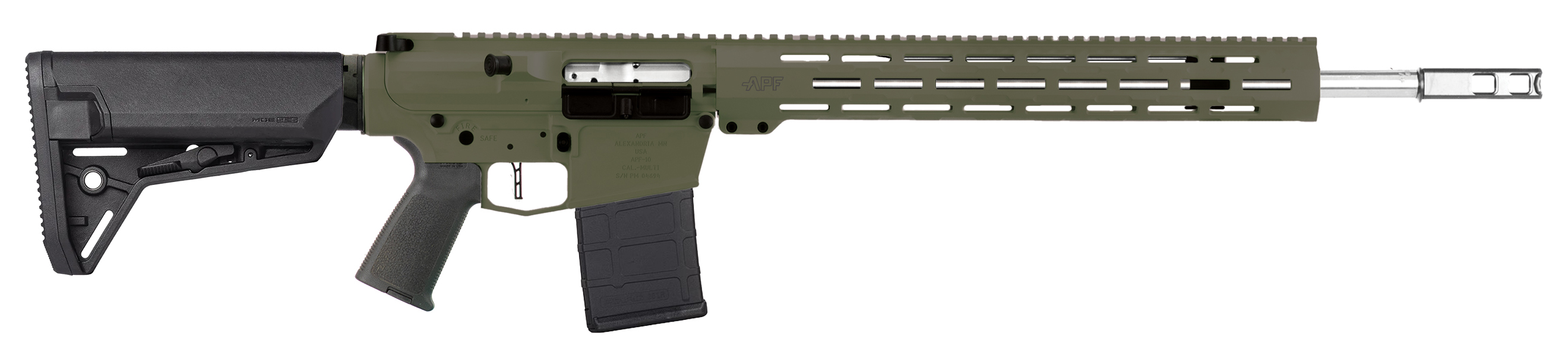 Apf Dmr 2.0 6mm Creed Odg 18 Mlok Sl-s
