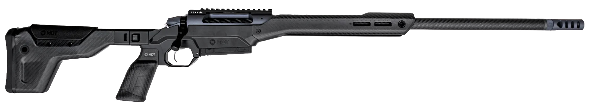 Weatherby Alpine Mdt Carbon 7mm 16in Carbon Grey Cerakote Graphite Black
