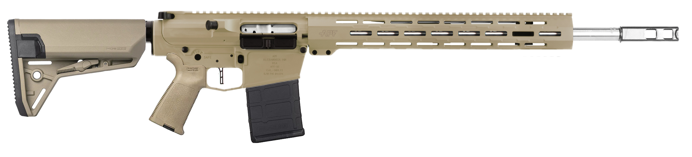 Apf Dmr 2.0 6mm Creed Fde 18 Mlok Sl-s