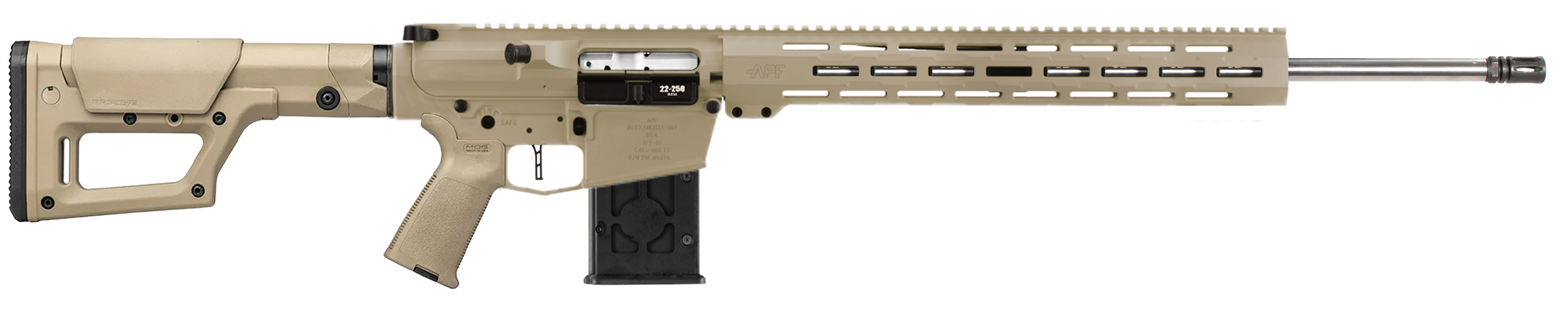 Apf Varmint 2.0 22-250 Fde 22 Mlok Prs Lite