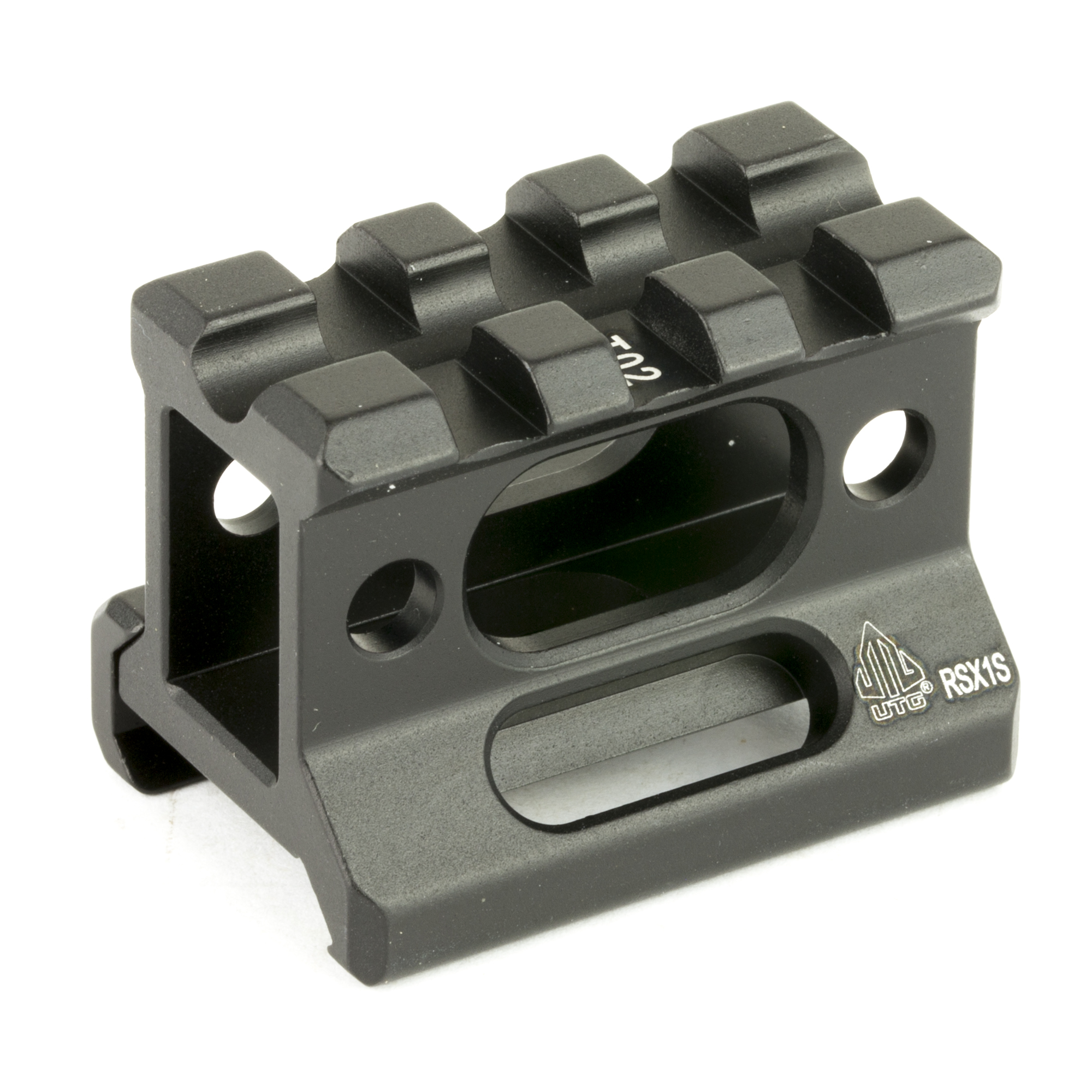 Utg Pro 1 Inch Spr Slim Picatinny Riser Mount 3 Slot Fits Picatinny Rails