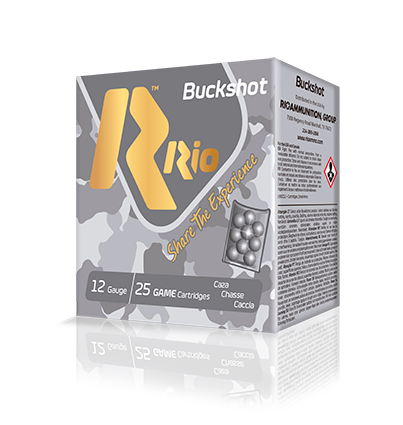 Rio Ammunition RB121225 Royal Buck  (4X3) 12Gauge 2.75" 1Buck Shot 25 Per Box/10 Case