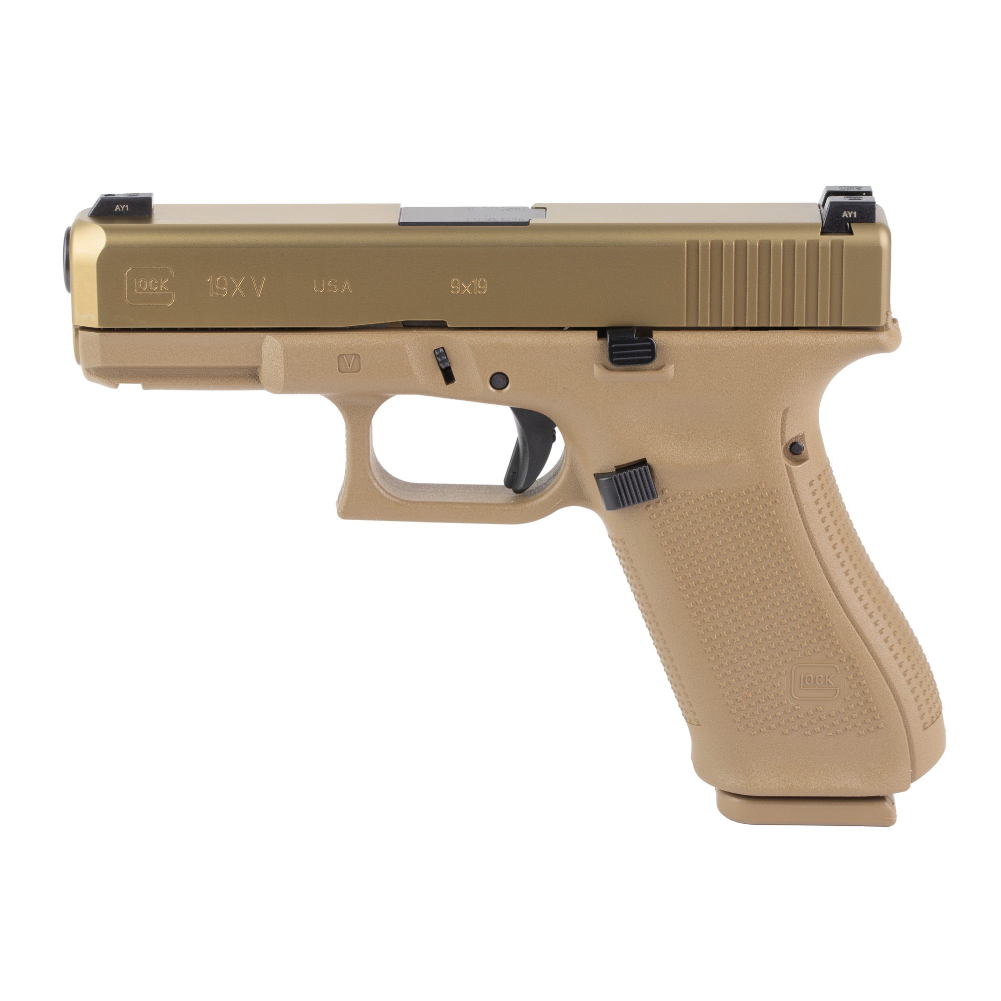 Glock G19X V 9mm Luger 4.02" 10rd FDE Semi Auto Pistol