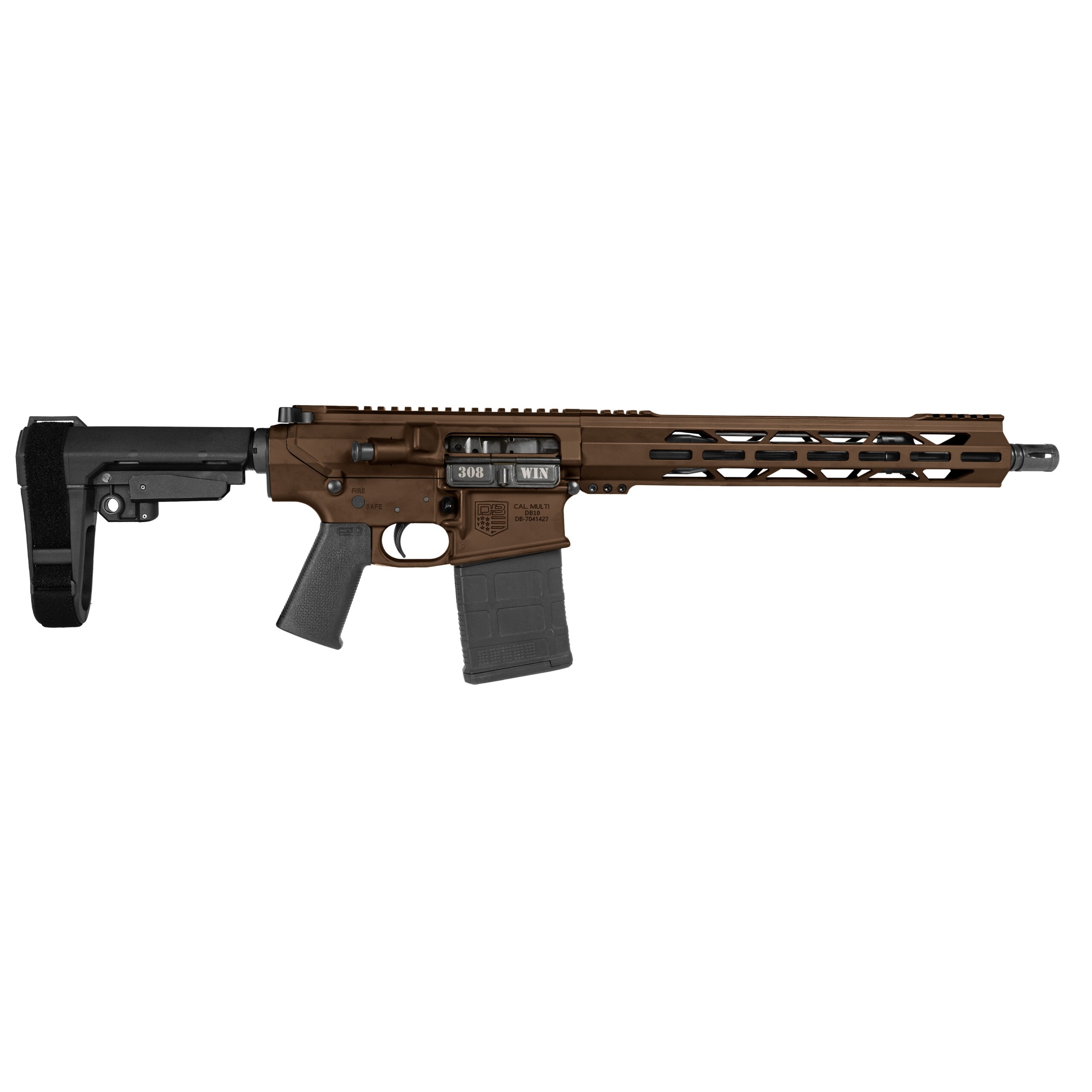 Diamondback DB10 Carbon 308 Win 13.5" Threaded 20rd Midnight Bronze Pistol