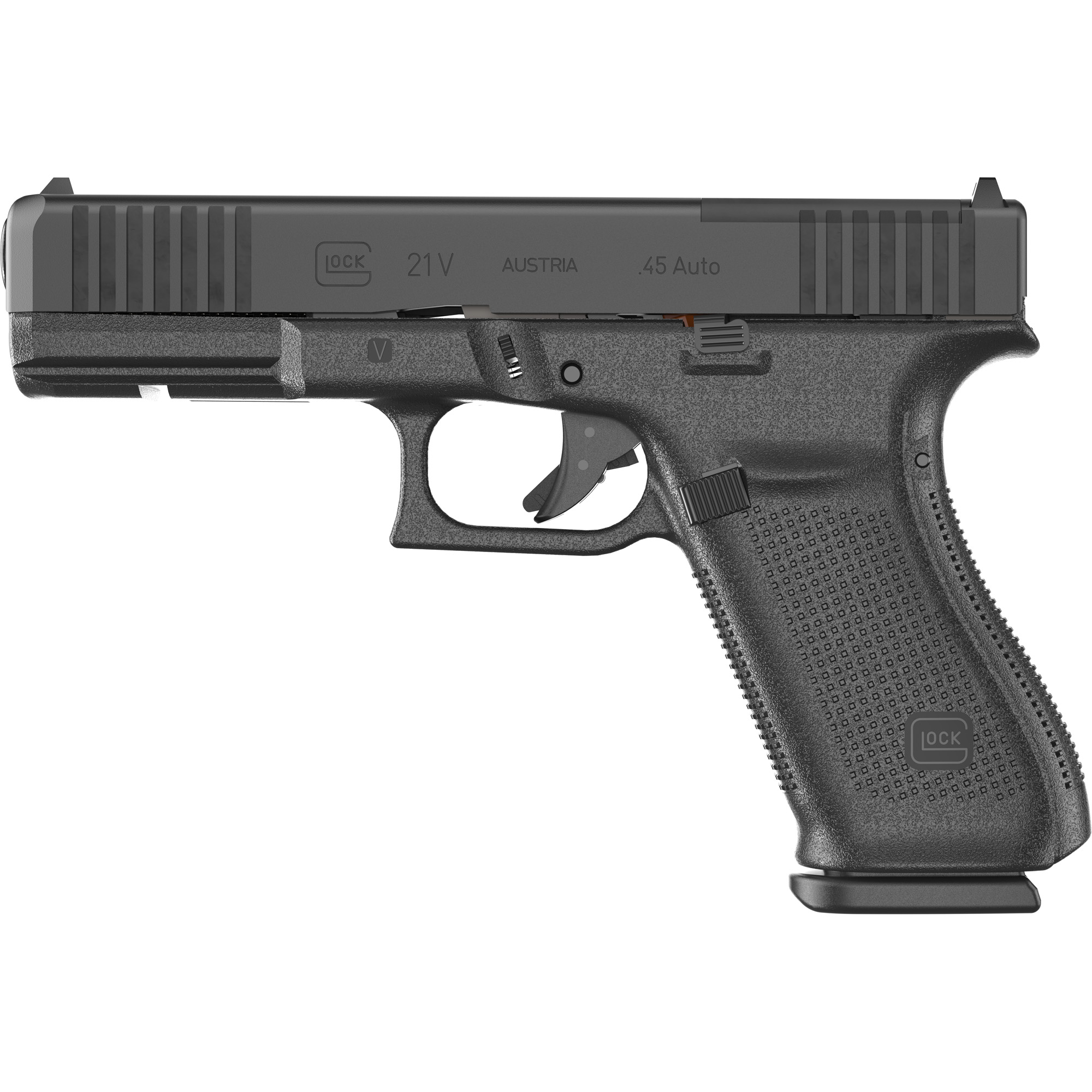 Glock G21 Gen5 MOS V 45 ACP 4.61" 13rd Optic Ready Pistol