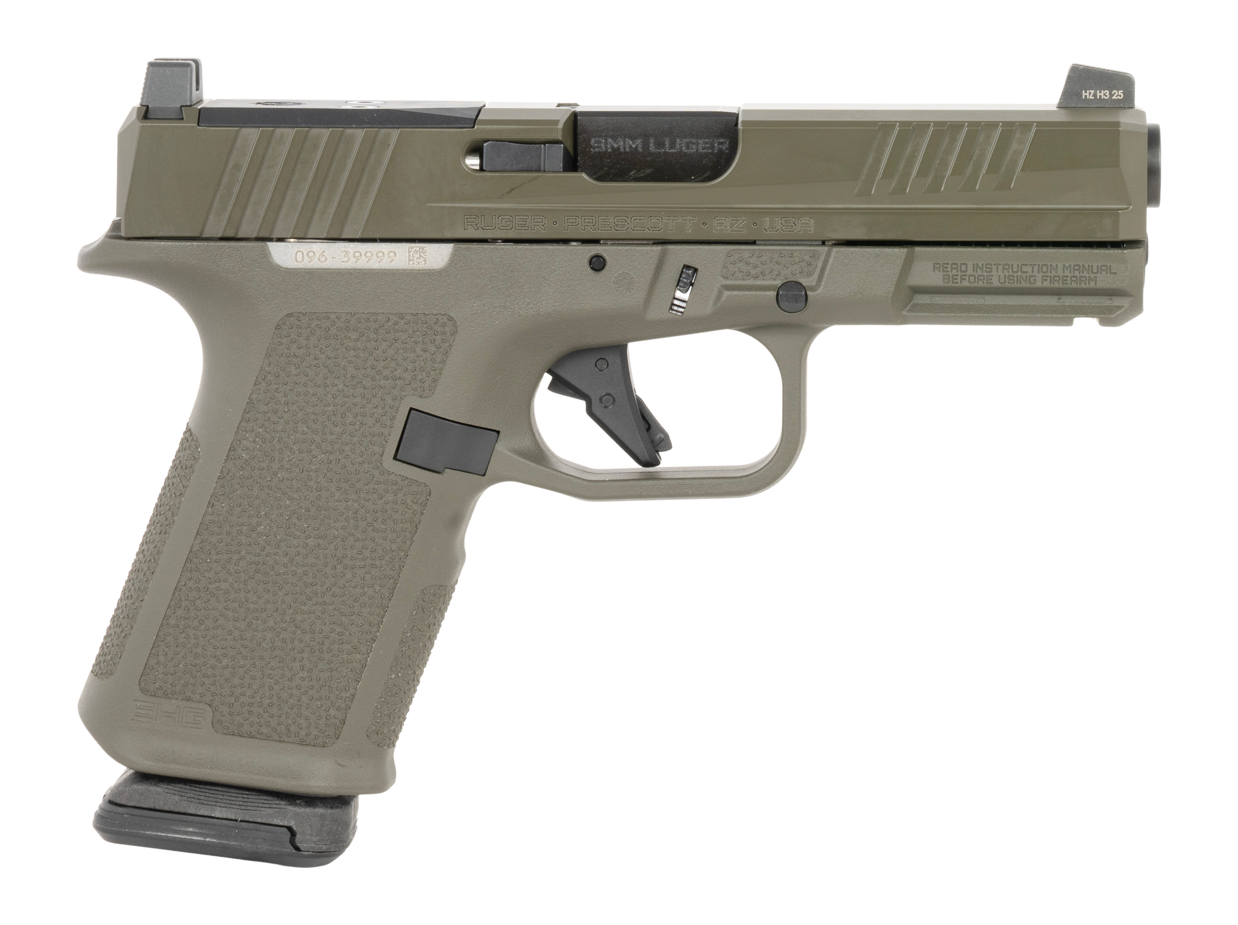 Ruger RXM 9mm 4" 15rd ODG Optic Ready Pistol