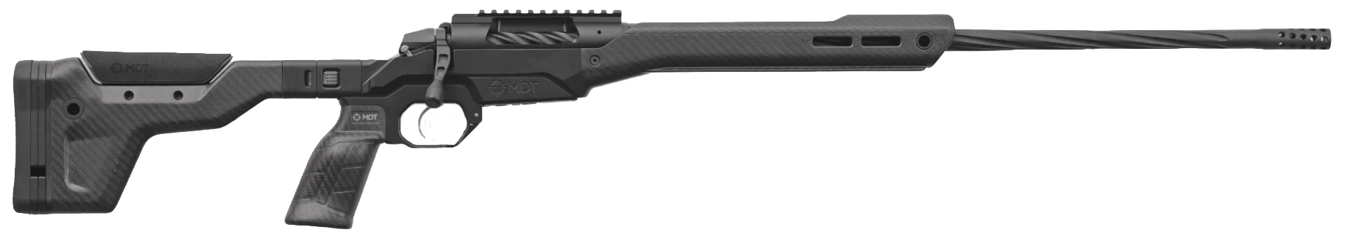 Weatherby 307 Alpine MDT 338 Wby RPM 24" Graphite Black MDT HNT26 Chassis