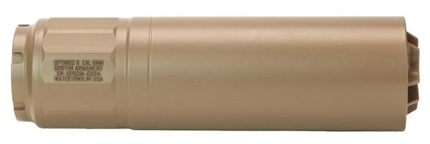 Griffin Armament Optimus 6 Utility Mount 6mm FDE Suppressor