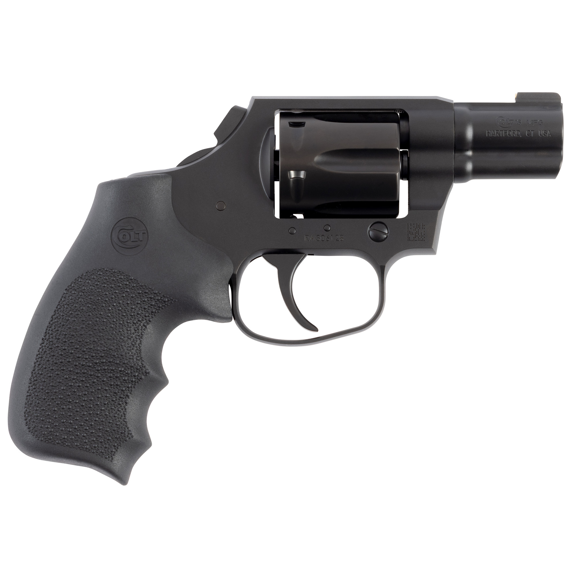 Colt Night Cobra 38 Spl 2" 6rd Black Hogue Revolver