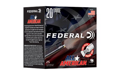Federal Premium All American 20 GA 2.75" 7/8oz #8 25ct
