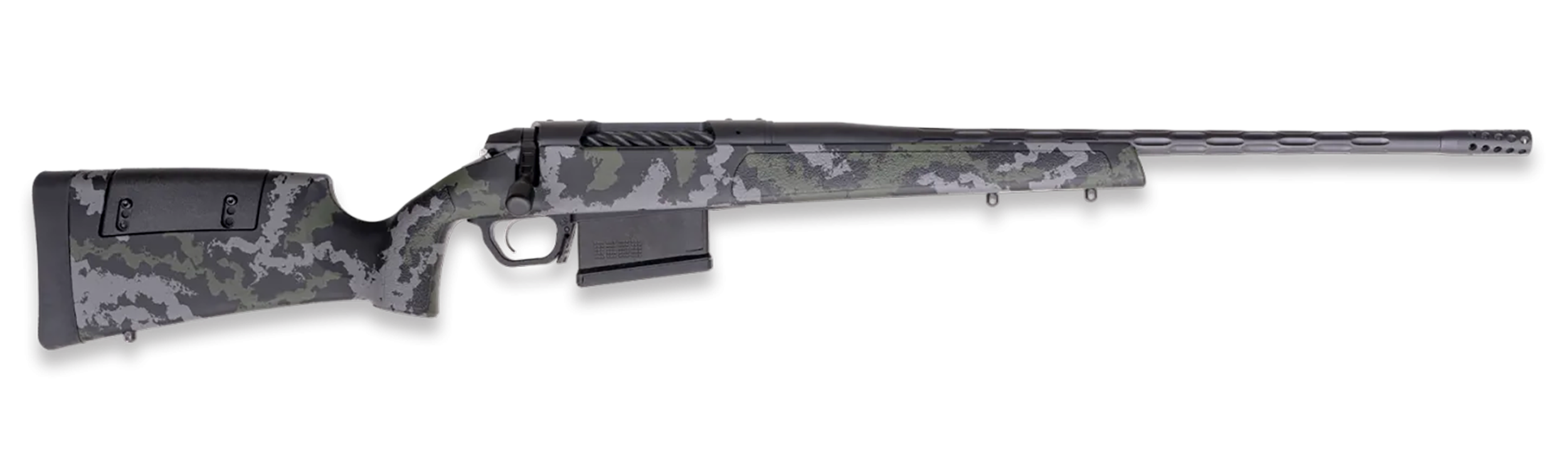 Weatherby 307 Range XP 2.0 338 Wby RPM 24" Graphite Black Green/Grey Sponge