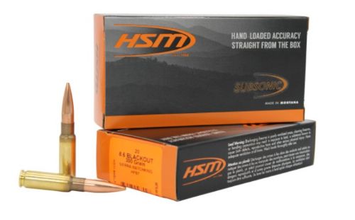 HSM Subsonic 8.6 Blackout 300gr JHP 20ct Box