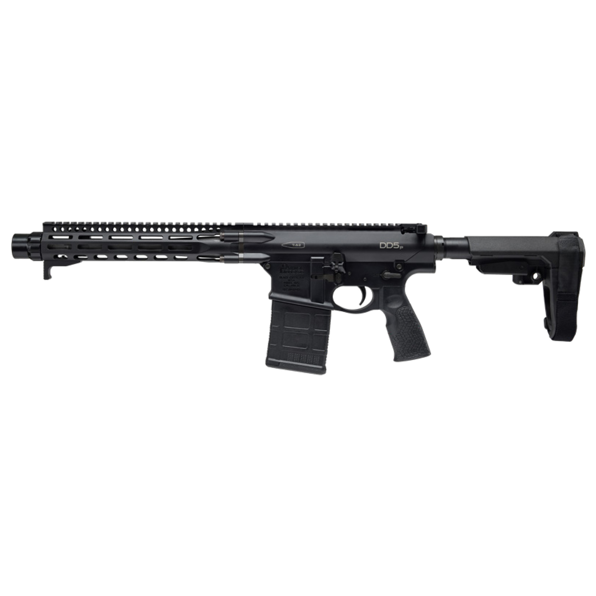 Daniel Defense DD5 Pistol 7.62x51 12.5" 20rd SBA3 Brace M-LOK