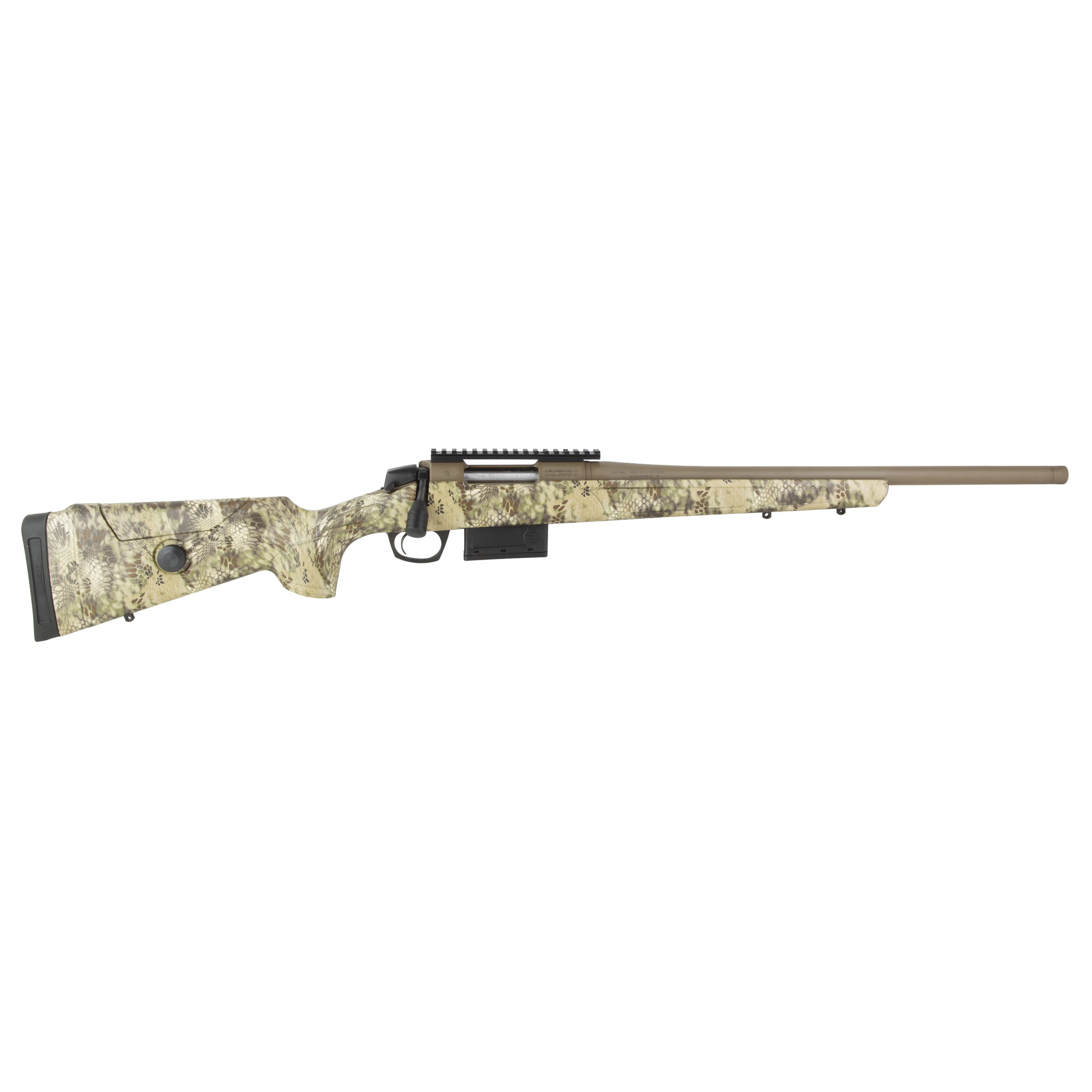 CVA Cascade Varmint Hunter .223 Rem 20" 10rd FDE Kryptek Highlander Bolt Action Rifle