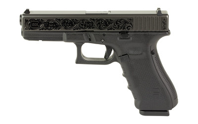 Glock 17 Generation 4 9mm Luger 4.49 inch 17 round Engraved Slide