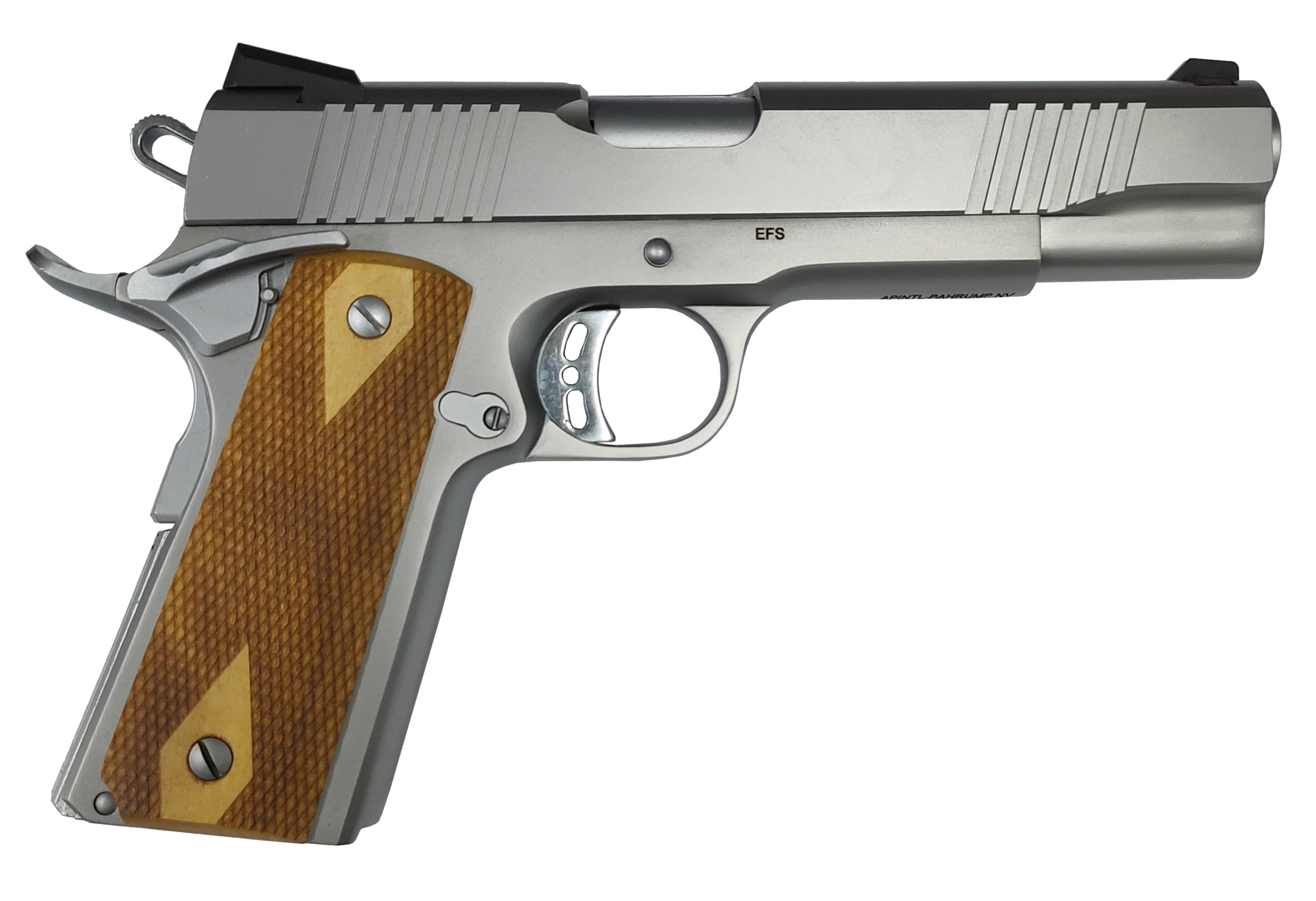 Armscor Rock Island 1911 10mm 5 in Stainless Steel 8 Rounds Wood Grip