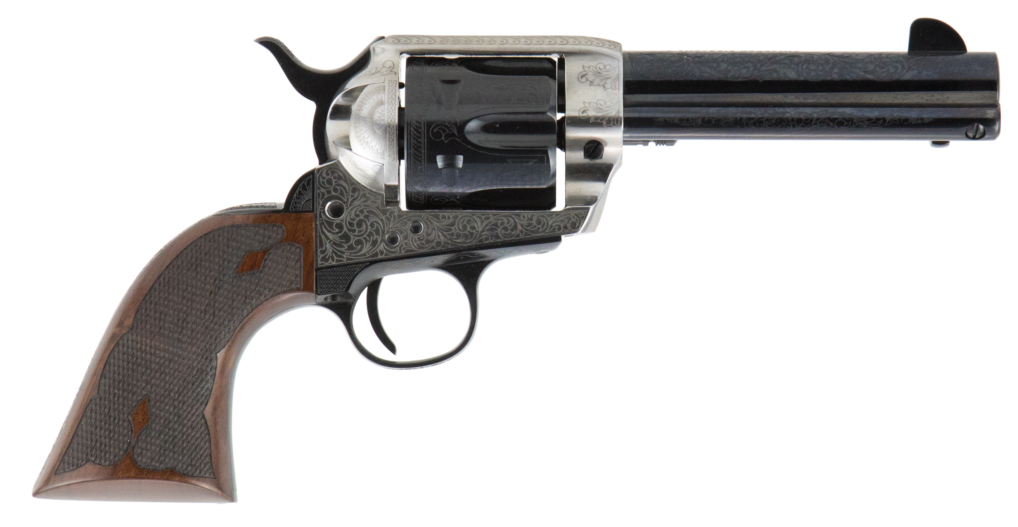 Cimarron Firearms Frontier Pre War 45 Long Colt 4.75 inches 6 Shot Blued Silver