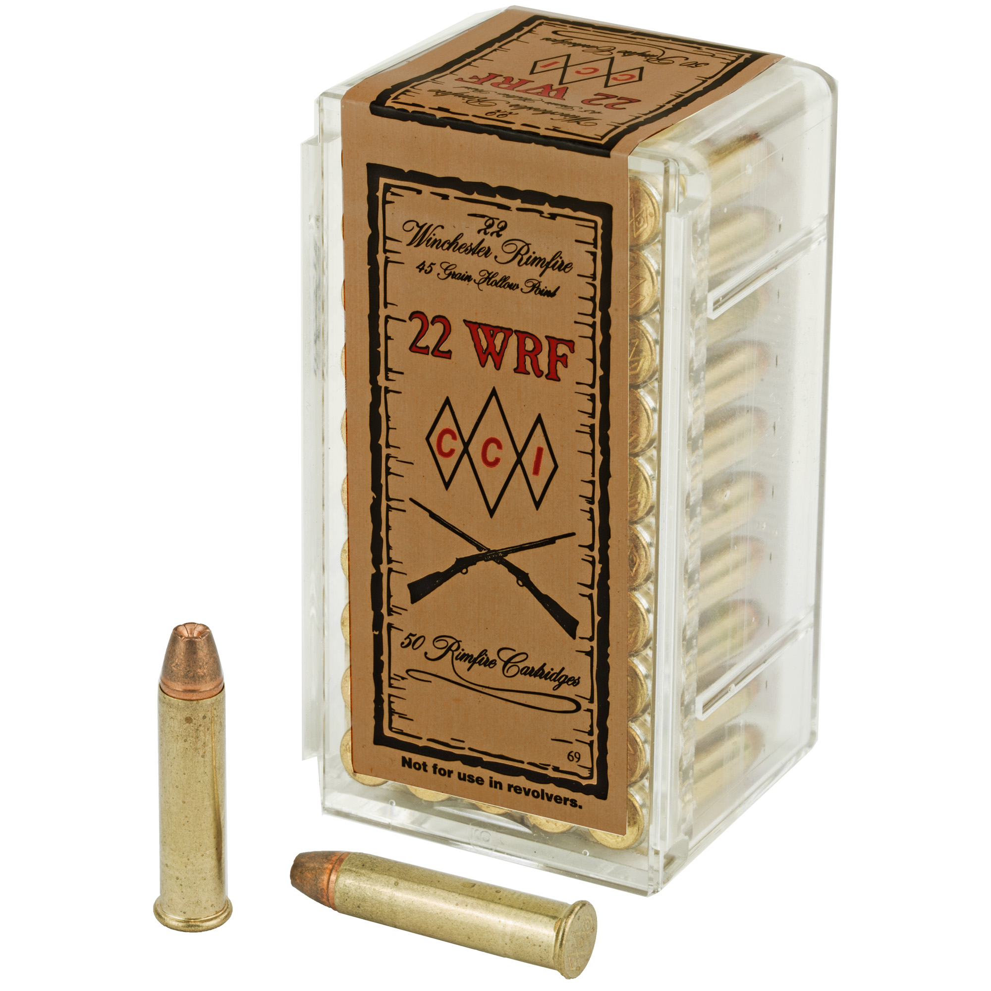 CCI Specialty Wrf 22 Wrf Jacketed Hollow Point 45 Grain 50 Rounds