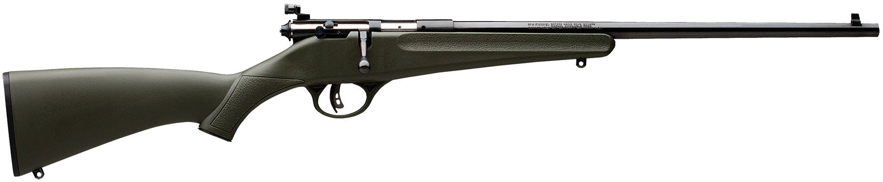 Savage Rascal 22 Long Rifle 16.1 inches 1 round Green Synthetic Blued