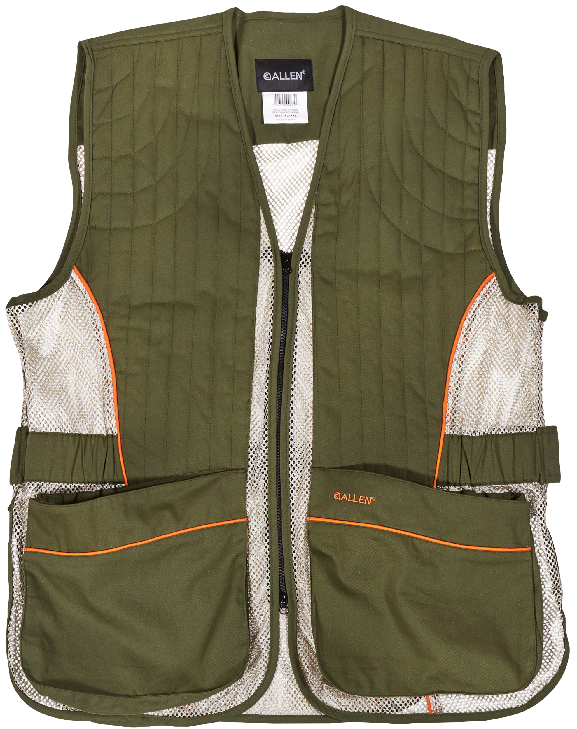 Allen 22612 Ace Shooting Vest XL/XXL Olive/Tan