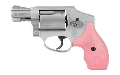Smith & Wesson Model 642 Airweight 38 Special +P 1.88 in 5 Round Stainless Steel Pink Grip