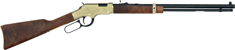Henry Golden Boy Deluxe H004MD4 22 WMR 20.50" 12+1 Engraved Brasslite Receiver
