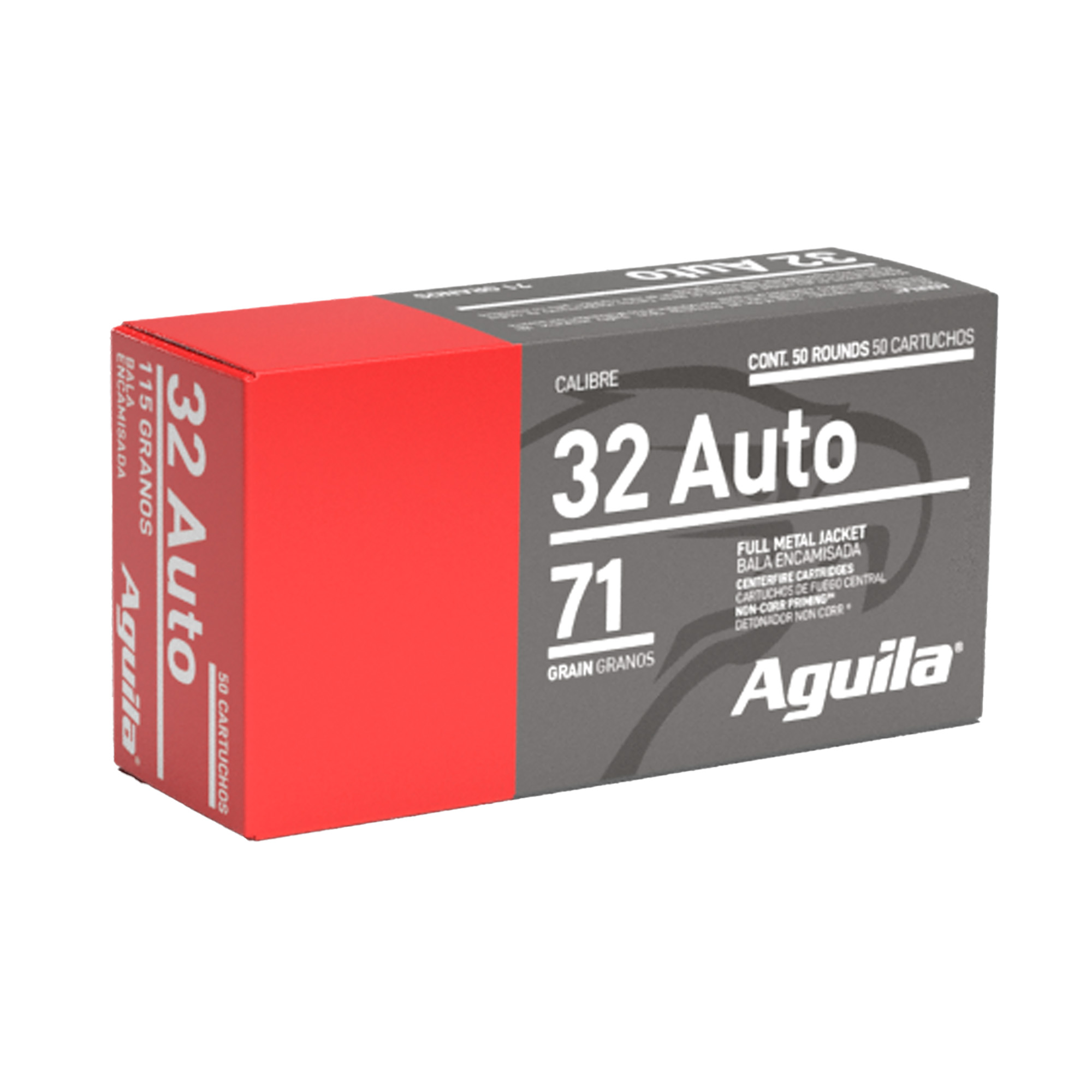Aguila Ammunition .32 Auto Full Metal Jacket 71 Grain 50 Rounds