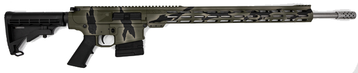 Great Lake Firearms GLFA AR10 Rifle .243 Winchester 24 Inch 5 Round Cerakote