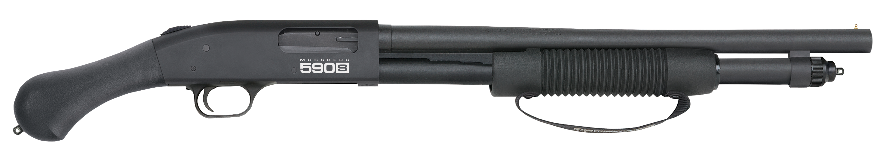 Mossberg 590s Shockwave 12 Gauge 18.5 in 10+1 Matte Blue/Black Raptor Grip