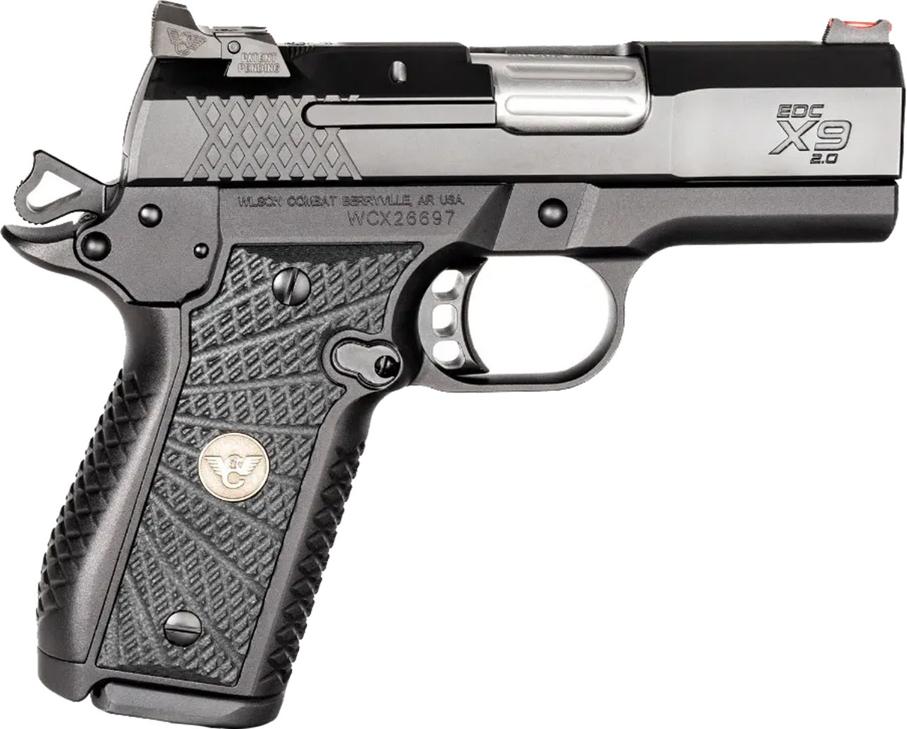 Wilson Combat EDC X9 2.0 9mm Luger 3.25 Inch Barrel 15 Rounds DLC Finish