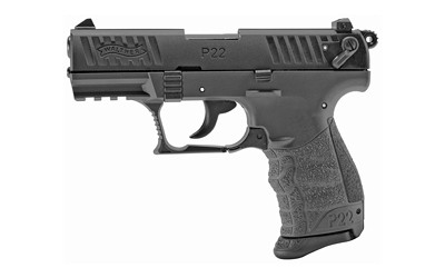 Walther P22 Q, .22 LR, 3.42 in, 10+1, Tungsten Gray Frame Matte Tenifer Slide